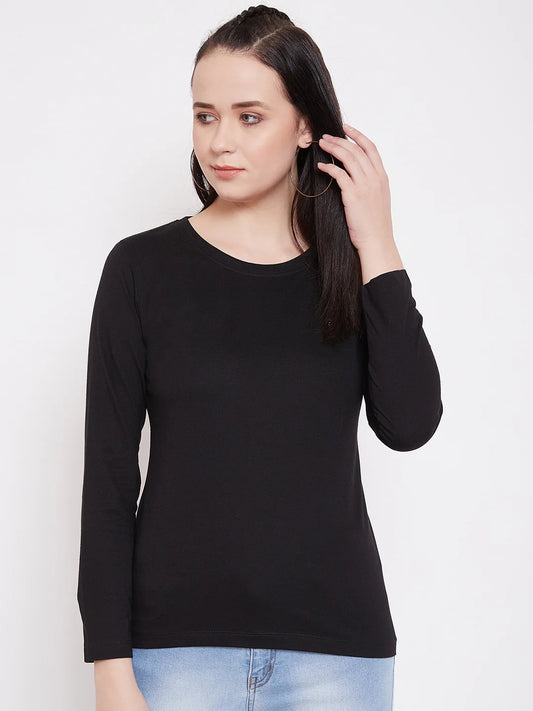 Full Sleeve T-shirt in Black