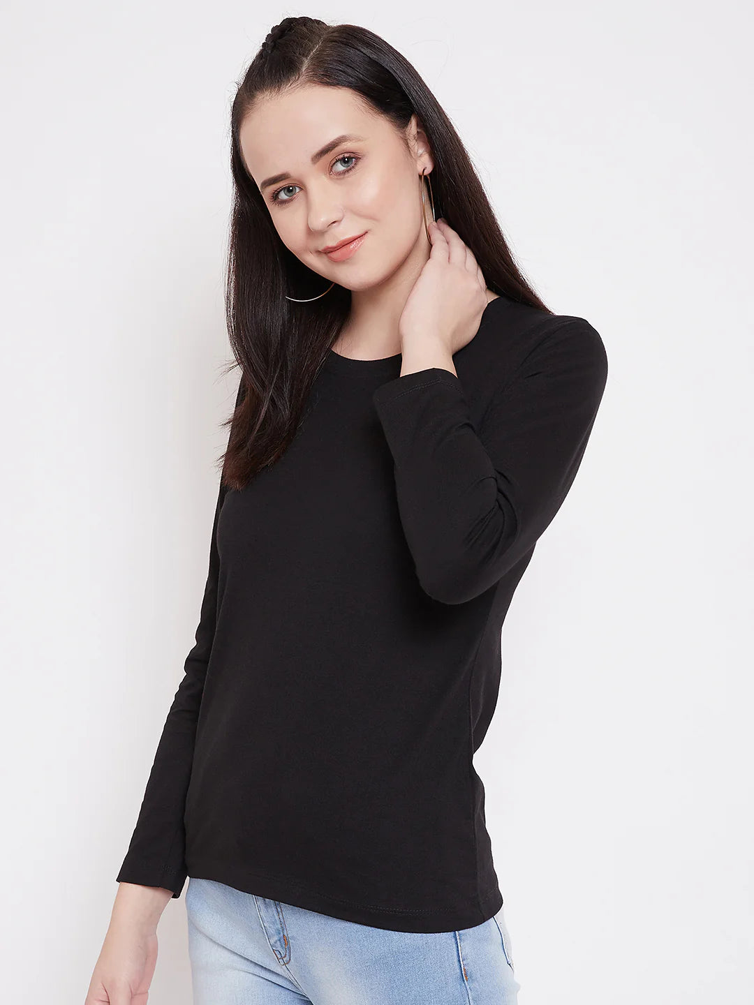 Full Sleeve T-shirt in Black