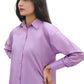 Oversized Shirt- Pastel Purple