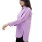 Oversized Shirt- Pastel Purple