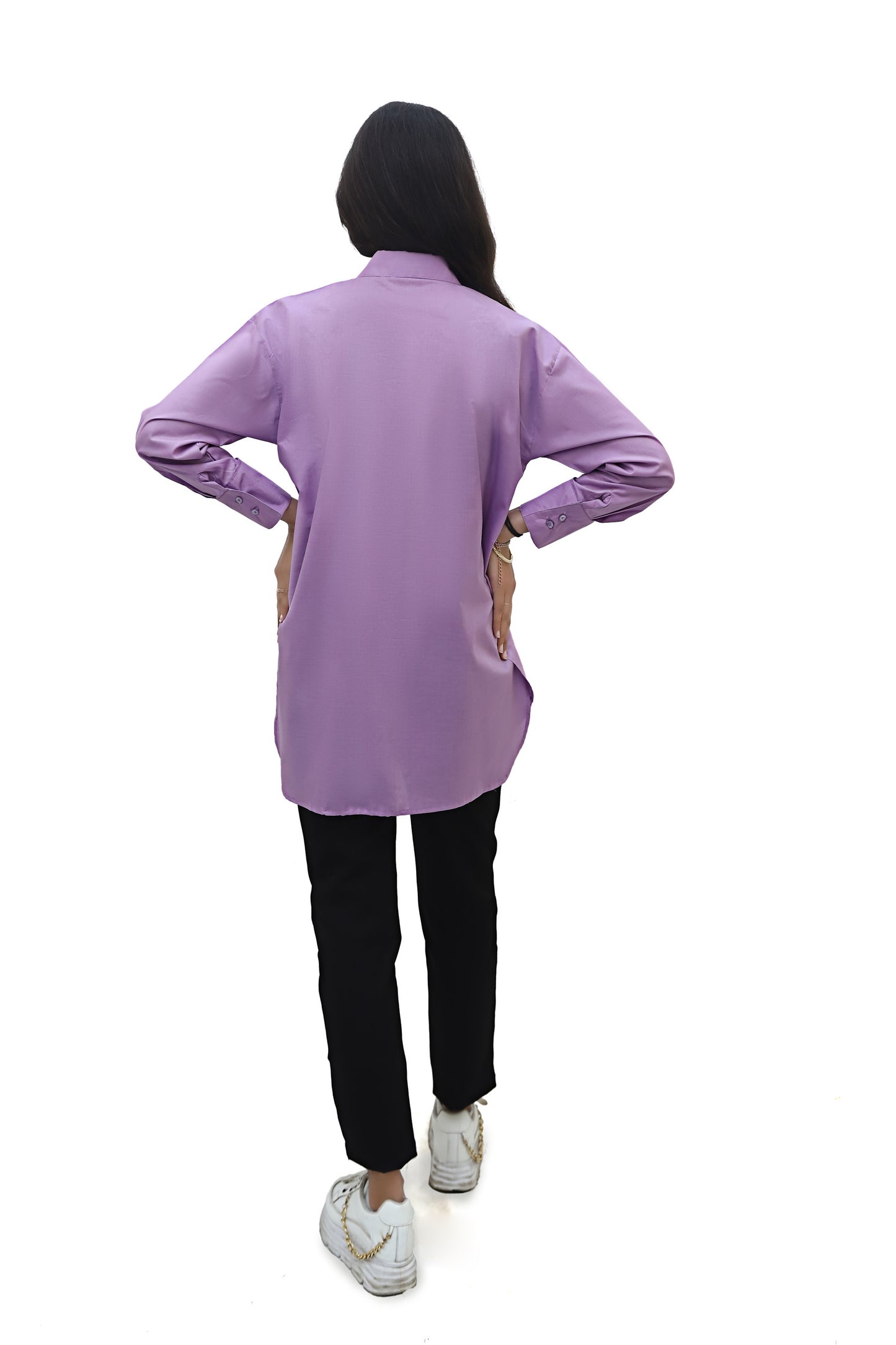 Oversized Shirt- Pastel Purple