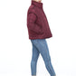 Puffer Jacket In Maroon