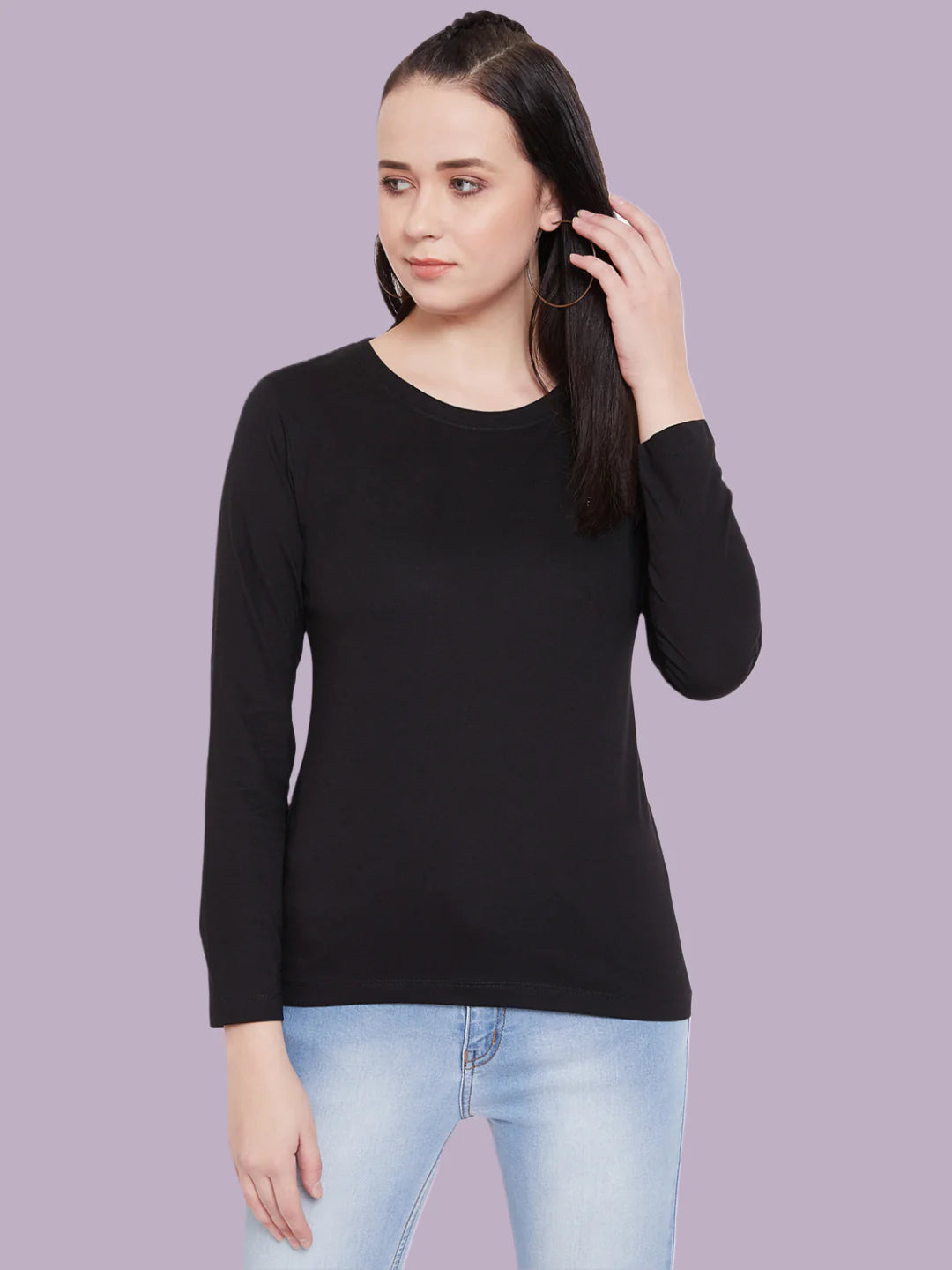 Full Sleeve T-shirt in Black