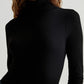 Turtleneck Top  - Black