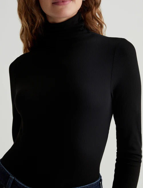 Turtleneck Top  - Black