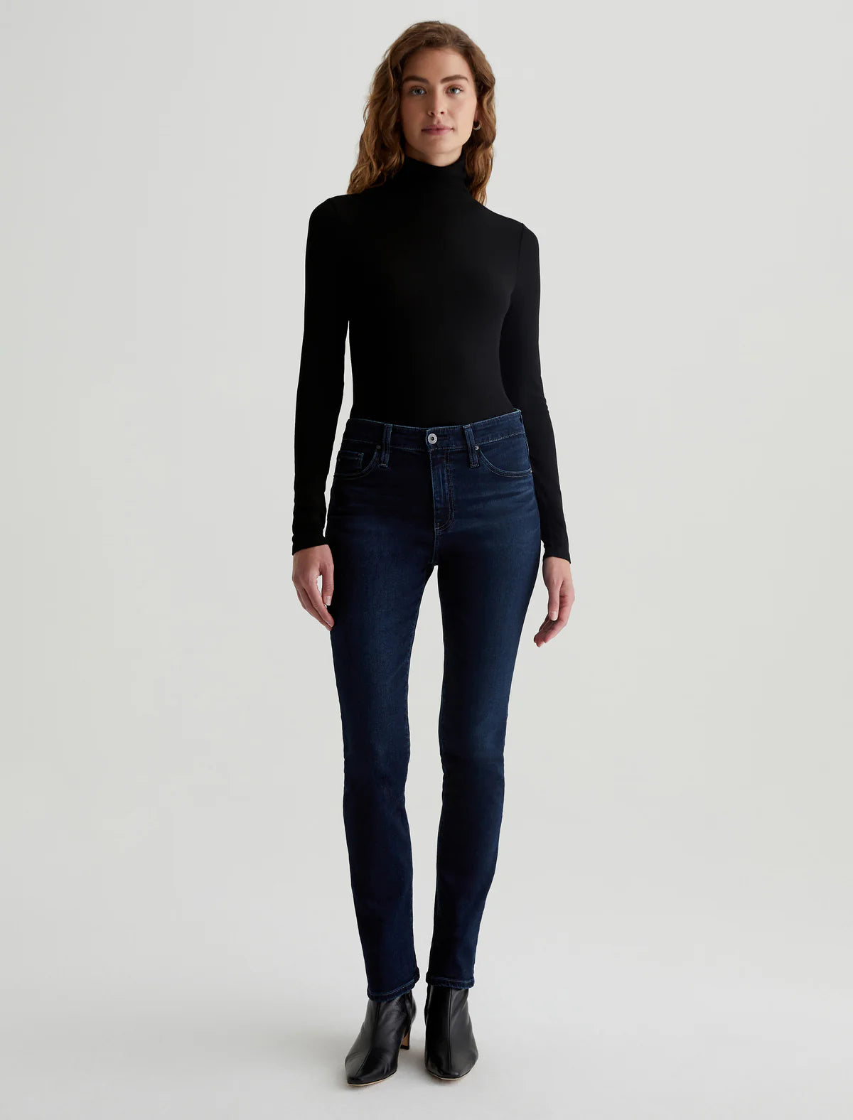 Turtleneck Top  - Black