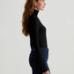 Turtleneck Top  - Black