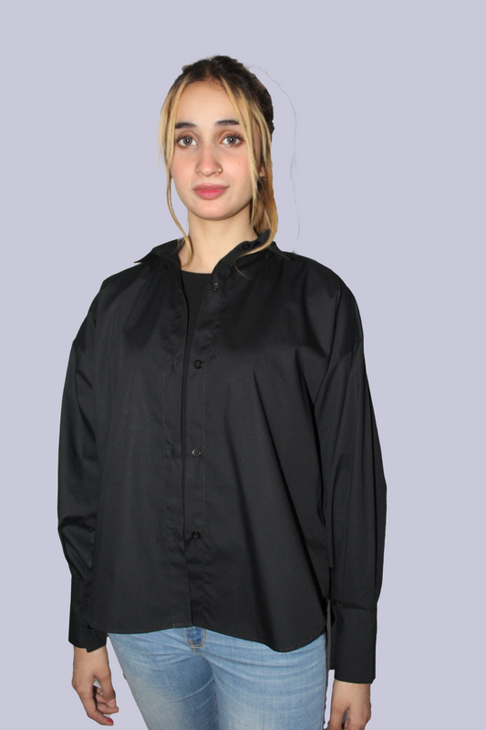 Oversized Shirt- Black