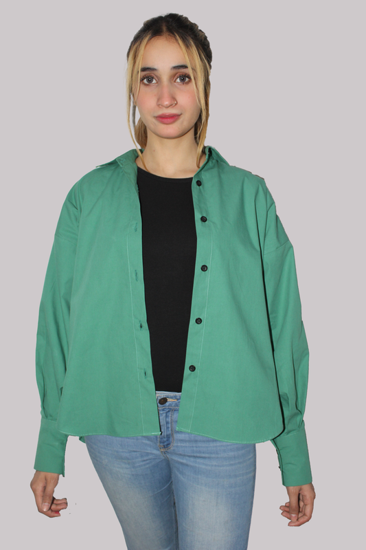 Oversized Shirt-Green